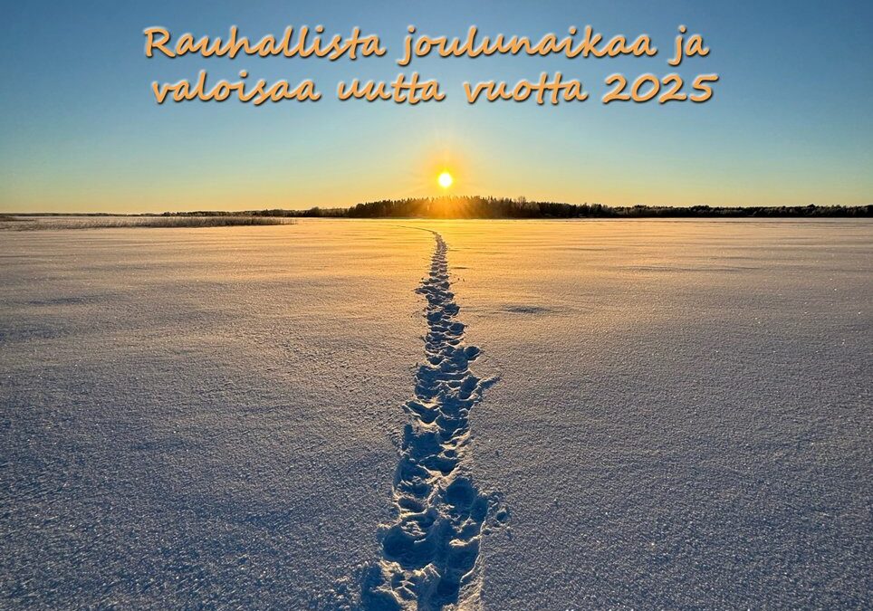 Rauhallista vuodenvaihdetta!